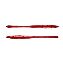 Libra Lures Dying Worm 80mm 021 Red Kryl